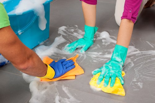 Merton carpet cleaners working on a clean and fresh interior
