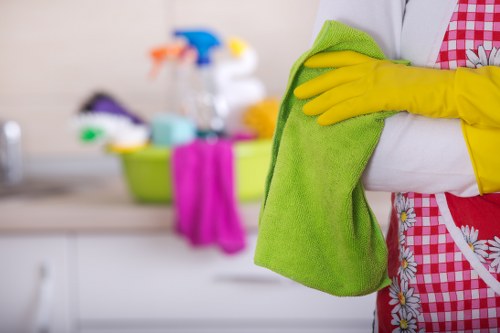 Professional carpet cleaning process with stain treatment